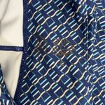 J. McLaughlin  Lottie Leggings Medium NWT $1285 Blue Chevron Geo Stretch Catalina Photo 3