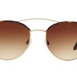 Giorgio Armani 55mm Aviator Sunglasses in Original Case New with Tag Photo 0