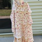 White House | Black Market Pink Tiered Ruffled Camisole Photo 0