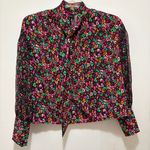 Who What Wear  Multi Animal Blouse Medium NWT Photo 2