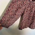 Max Studio M.S.S.P. Square Neck Blouse Multi Dots Photo 5