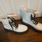 Nasty Gal White Platform Boots Photo 1