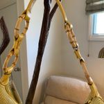 Whiting & Davis Vintage Mesh Purse yellow matte NWT Photo 5