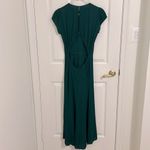 Reformation  Gavin Open Back Short Sleeve Midi Dress In Emerald Green Size 4 Photo 11