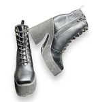 Koi Womens Chunky Platform Lace Up Army Combat Ankle Booties Size 5 EUC Photo 5