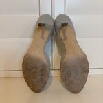 Ivanka Trump Silver Suede Nanci 3 Inch Embellished Heels Size 7 1/2 M Photo 4