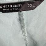 SheIn Mint green long sleeve vneck belted top size 2XL Photo 6