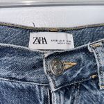 ZARA  high waisted cropped straight leg jeans size 6 Photo 2