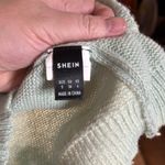 SheIn Boat Neck Cap Sleeve Casual Ribbed Knit Top Mint Green Size Small Photo 9