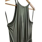 Gap Halter-Neck Wide Leg, Drawstring Waist, Olive Sage Green Jumpsuitā Photo 9