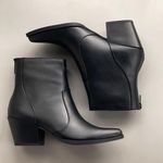 Soda Black Western Chunky Heel Ankle Bootie  Photo 0