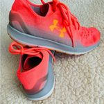 Under Armour Womens Charged Colorful Running Shoe Orange / Pink Grey Sz 7 Photo 1