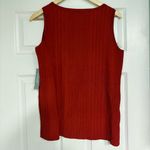 Chico's Chico’s Burnt Orange Ribbed Tank Top‎ Size 1 (Size Medium) Photo 1