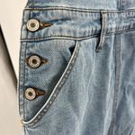 Vivi mini skirt overalls Kancan M light wash casual preppy denim blue one piece Size M Photo 4