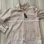 BLANK NYC  NWT Garment Dye Acid Wash Twill Shirt Jacket in Stoned Size Medium Photo 12