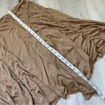 Max Studio  Shirred Bohemian Midi Skirt Brown (Medium) flowy comfy lagenlook Photo 4