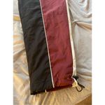 Topshop  sporty shell cuffed tracksuit bottoms in burgundy Photo 4