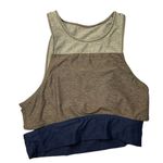 Outdoor Voices Tri Tone Slashback Crop Top Photo 1