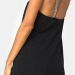 Motel Rocks Chanista Slit Leg Mini Dress S Black Photo 1