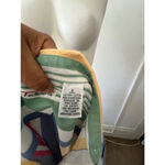 Talbots Women's Multicolor retro 90s cotton colorful funky button down shirt Photo 7