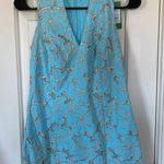 Lilly Pulitzer Lily Pulitzer Blue And Gold Dress  Photo 0