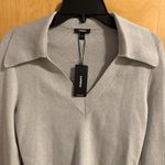 EXPRESS NWT  women's polo collar V-neck knit sweater Photo 2