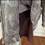 Vintage 90s Steampunk Dark Academia Schoolgirl Brown Leaf Dress S Photo 4