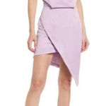  Camo Asymmetric Satin Cocktail Dress‎ Elliatt Size Medium Lavender Photo 0