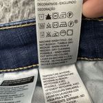 Levi's 711 Skinny Jeans Mid Rise Stretch Preppy Comfort Logo Women's 34 x 30 Photo 5