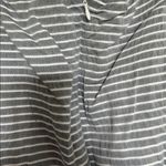 Anne Klein grey and white striped sleeveless dress with pockets size 6 Photo 3