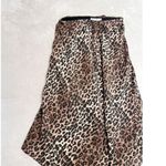 Johnny Was 100% Silk Skirt Size XS Boho Chic Quiet Luxury Cheetah Leopard Photo 2