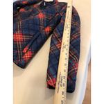 kim rogers Women Size L Quilted Puffer Jacket plaid Full Zipper Front Crew Neck Photo 7
