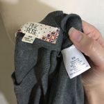 Pink Rose NWOT Gray Stripe Crewneck Sweater Top Photo 4