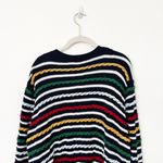 [La Ligne] x Target Navy Blue Textured Striped Cardigan Sweater Chunky Knit 2X Photo 7