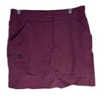 32 Degrees Cool Womens Skort Shorts Burgundy Activewear Size S Purple Photo 2