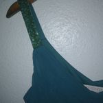 Jonathan Martin  12 Silk Forest Green Dress Photo 9