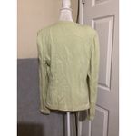 St. John Collection Cardigan Sweater Light Green Button Front Size 8 Photo 3