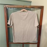 SheIn  Tan Short Sleeve Grpahic Tee Photo 1