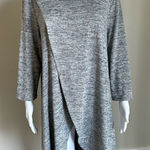 P. Luca Milano Cowl Neck Oversized Sweater Dress Gray XL Photo 0