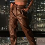 Princess Polly Leather Pants Photo 2