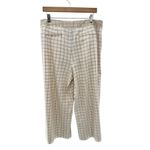 Elevenses ‎ Anthropologie Pants Womens Size 12 Wide Leg Linen Crop Cream Flowy Photo 2