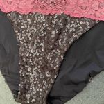 Beach Bunny  Sequin Bikini Bottom Gray Pink Photo 6