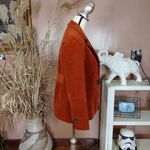 Josephine Chaus Size 4 Burnt Red Corduroy Business Boho Blazer Photo 9