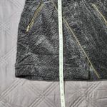 Urban Outfitters Black Corduroy Mini Skirt Small Black Zip Y2K Grunge Whimsigoth Photo 6