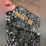 Cinco Ranch Womens Black/White Long Sleeve Tassel Dress Size Large Black Photo 6