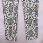 Chico's Printed Detail So Slimming Girlfriend Slim Leg Ankle Pants size US 6R Photo 2