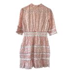 Stevie May Byrdie Floral Print Mini Dress Women’s Size XS Orange/Pink/White White Photo 1