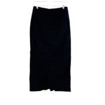Anthropologie  Maeve The Colette Linen‎ Blend Maxi Skirt Black Size Medium Photo 7