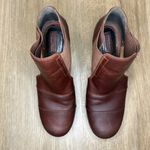 Sorel Womens 8 Red Addington Sandals Leather 2.75" Heel Cut Out Shoes NL2423-29 Photo 2