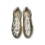 Birdies HTF:  𐦖 The Cardinal Luxe Metallic Leather Sneaker 𐦖 Mica [Gold] 𐦖 7.5 Photo 10